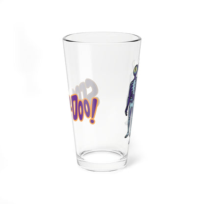 Skeleton Men Pint Glass, 16oz - Scooby Doo Villain - Hanna-Barbera Saturday Morning Cartoon - A Creepy Tangle in the Bermuda Triangle