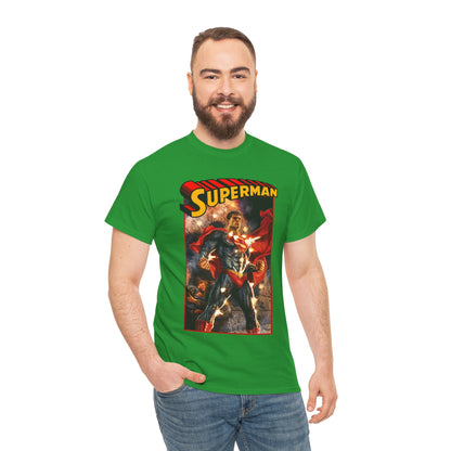 Superman T-Shirt - Lee Bermejo Art - Action Comics Variant Cover - Man of Steel, Metropolis - DC Comics