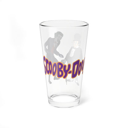 Joker & Penguin Pint Glass, 16oz - New Scooby Doo Movies (1972) - Retro Hanna-Barbera Cartoon - Mystery Inc