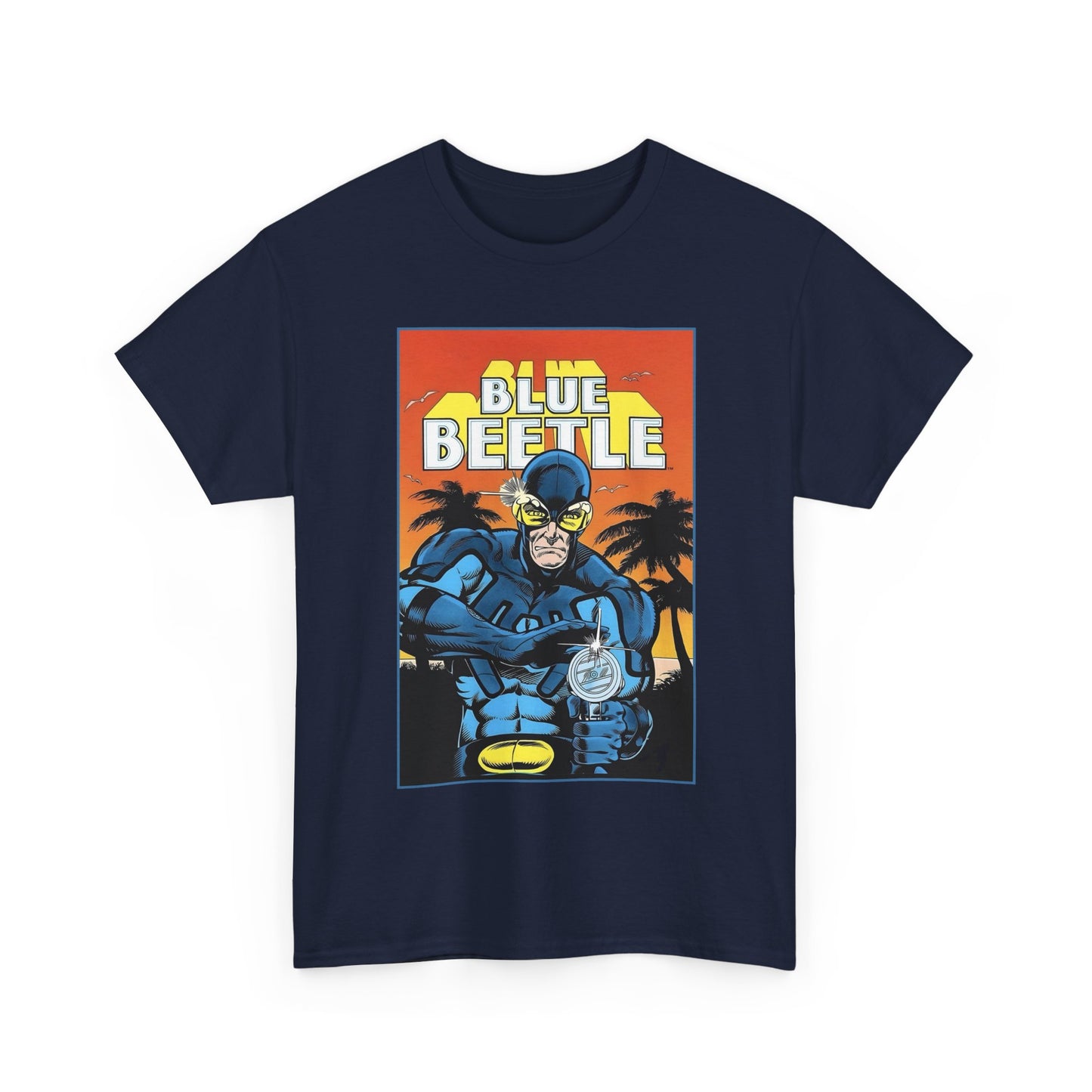 Blue Beetle T-Shirt - Ted Kord - 1980s DC Series - DC Comics