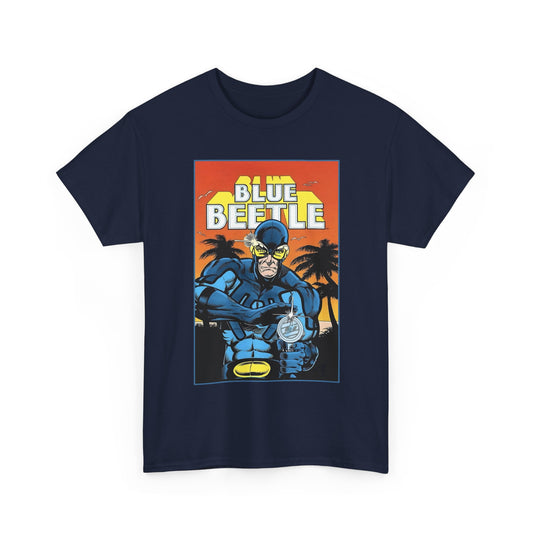 Blue Beetle T-Shirt - Ted Kord - 1980s DC Series - DC Comics