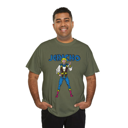 Jericho T-Shirt - George Perez Art - New Teen Titans Member - Son of Deathstroke, Brother of Ravager - DC Comics