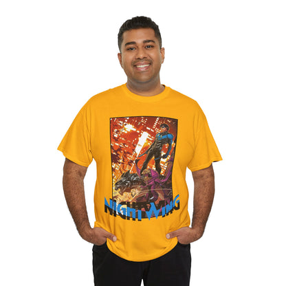 Nightwing & Spoiler T-Shirt - Jonboy Meyers Art - Gotham City & Bludhaven - DC Comics