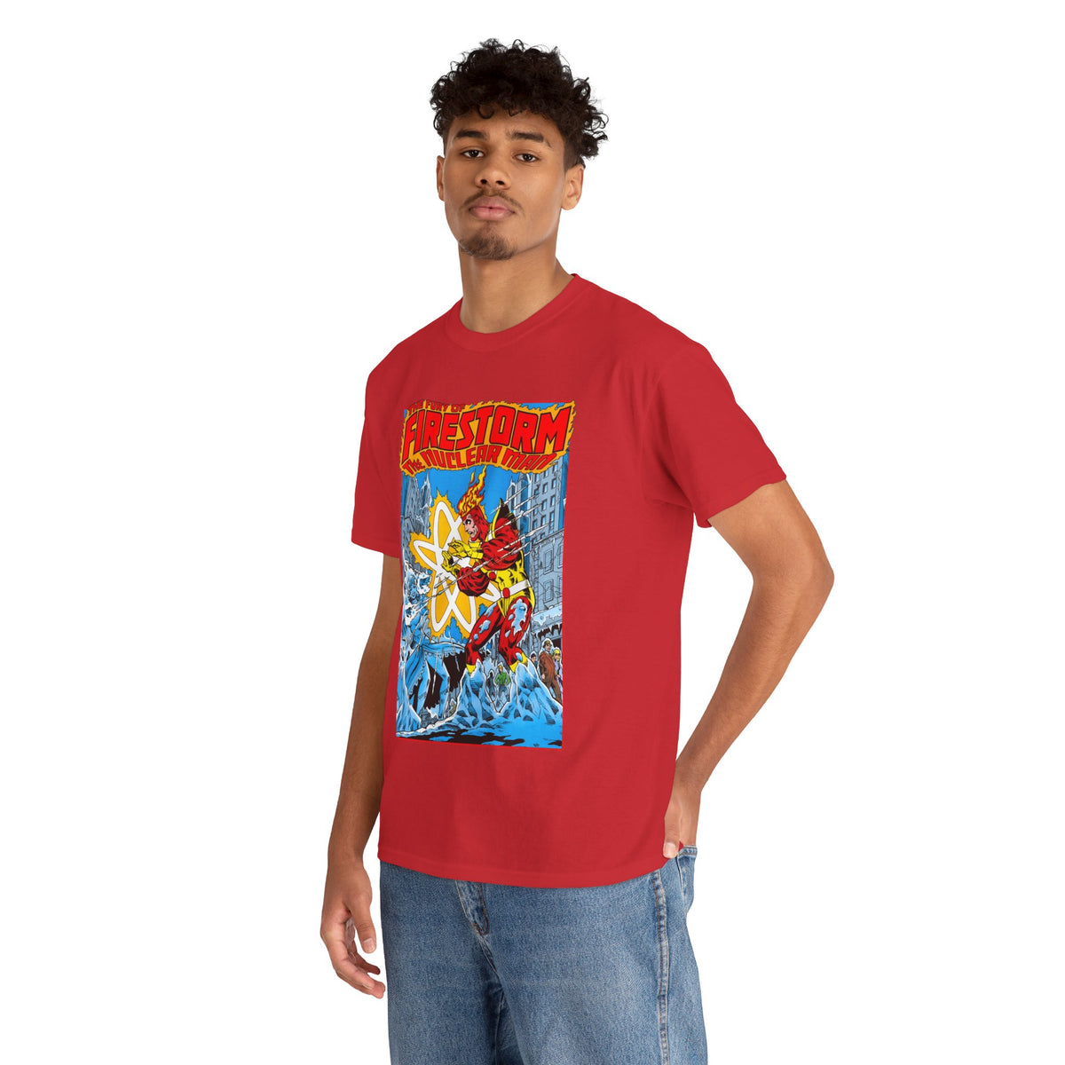 Fury of Firestorm T-Shirt - Pat Broderick Art - Vs Killer Frost - #3 Cover Art - DC Comics