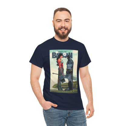 Absolute Batman & Absolute Wonder Woman T-Shirt - Nick Dragotta Art - Go to Hell? - DC Comics