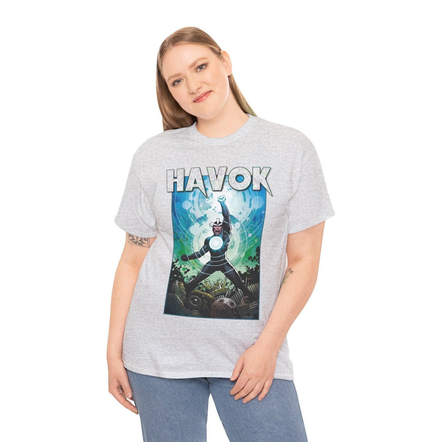 Havok T-Shirt - Greg Land Art - Alex Summers - X-Men, X-Factor Member & Leader - Mutant Hero - Brother to Scott Summers, Cyclops - Marvel Comics