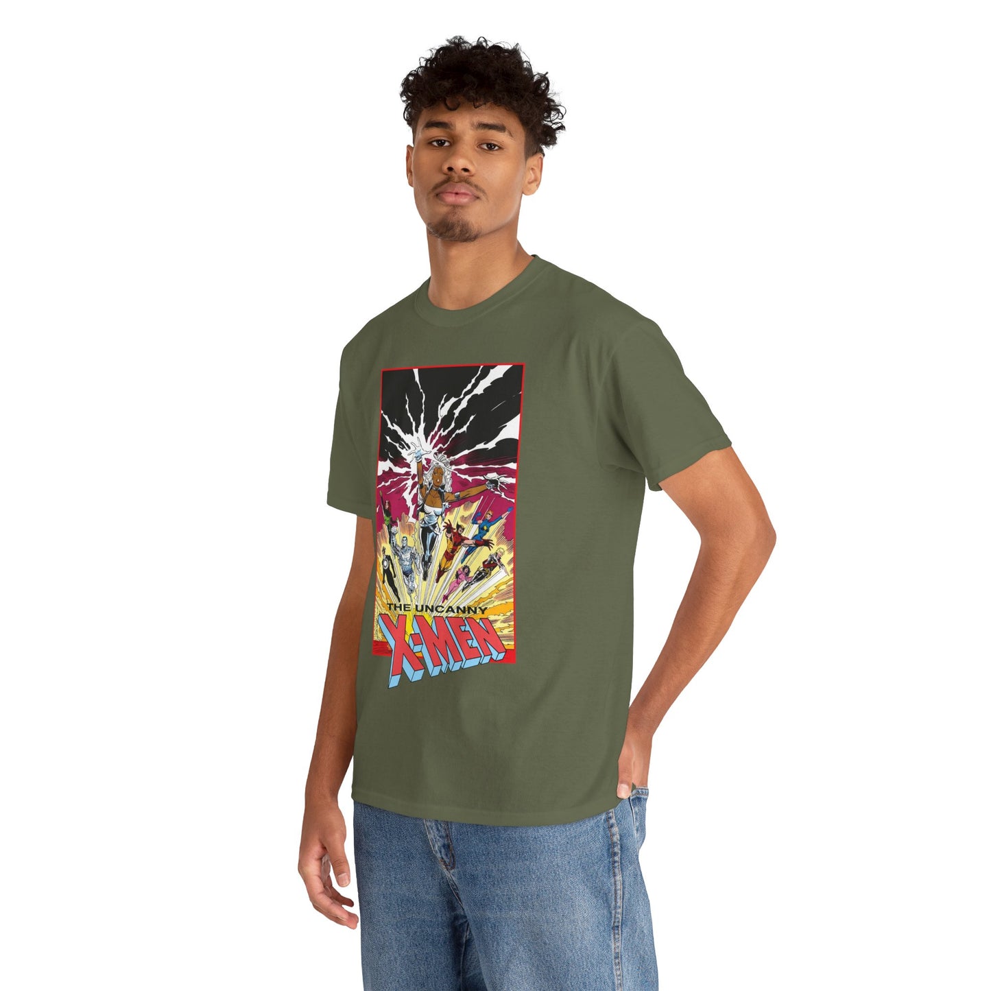 Uncanny X-Men T-Shirt - Marc Silvestri Art - Outback Era - Storm, Wolverine, Dazzler, Longshot, Psylocke, Rogue, Havok - Marvel Comics