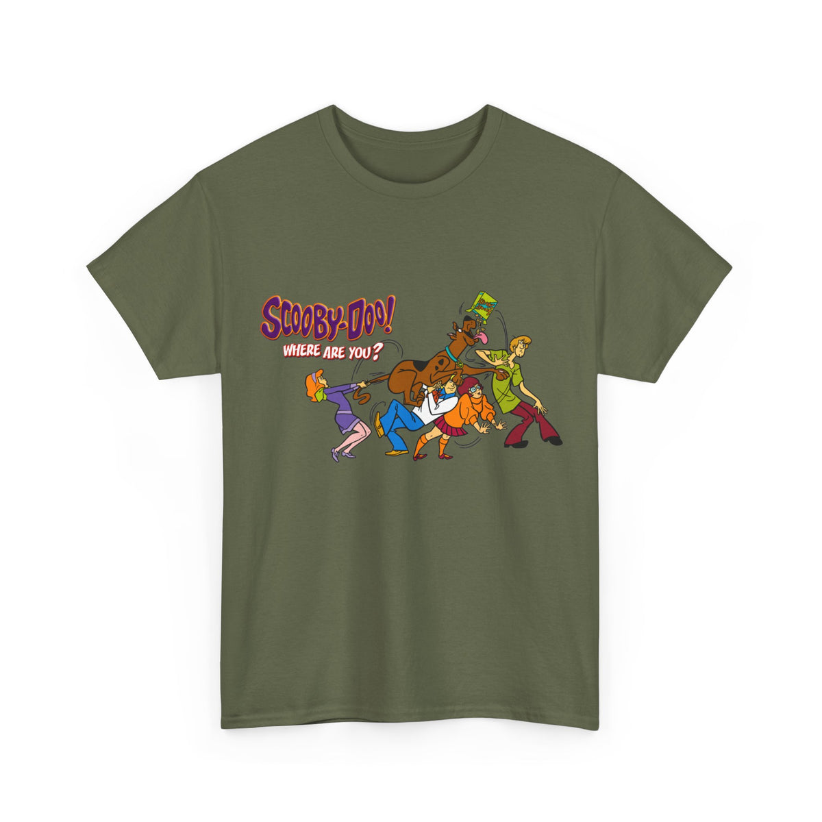Scooby Doo, Where Are You? T-Shirt - Hanna-Barbera Art - Shaggy, Velma, Fred, Daphne - Mystery, Inc