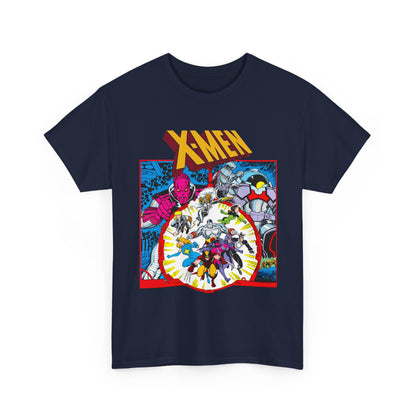 Uncanny X-Men T-Shirt - Arthur Adams Art - Wolverine, Havok, Rogue, Colossus, Psylocke, Longshot, Storm, Dazzler - High Evolutionary - Marvel Comics