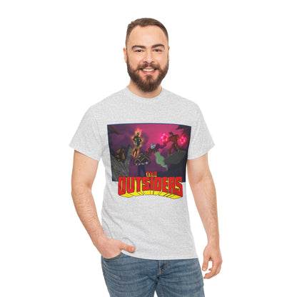 Outsiders T-Shirt - Batman: Brave & Bold Series - Halo, Geo-Force, Black Lightning, Katana, Metamorpho - DC Comics