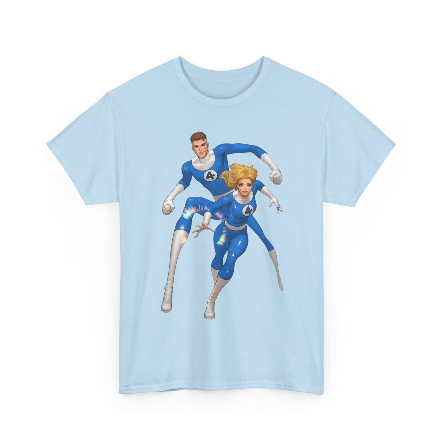 Mr. Fantastic & Invisible Woman T-Shirt - David Nakayama Art - Fantastic Four - Marvel Comics