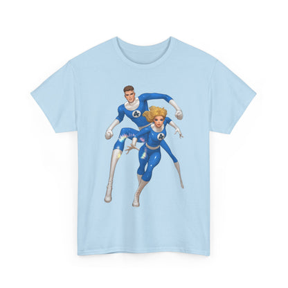 Mr. Fantastic & Invisible Woman T-Shirt - David Nakayama Art - Fantastic Four - Marvel Comics