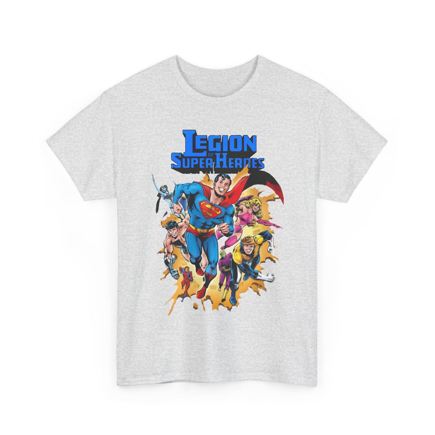 Superboy & Legion of Super-Heroes T-Shirt - Joe Staton Art - DC Comics