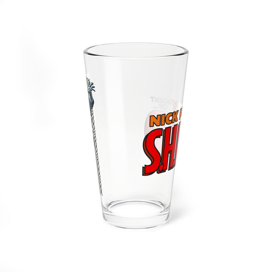 Nick Fury, Agent of SHIELD Pint Glass, 16oz - Marvel Comics