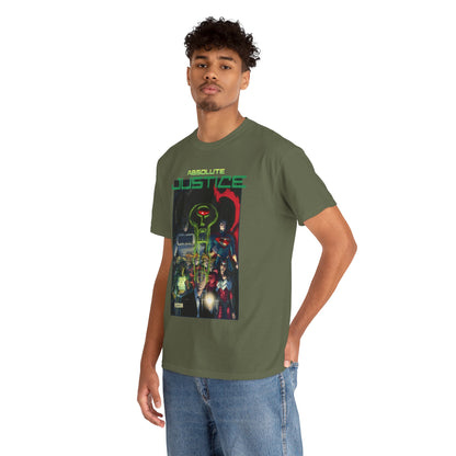 Absolute Justice T-Shirt - Juan Ferreyra Art - Superman Batman Wonder Woman Martian Manhunter - DC Comics