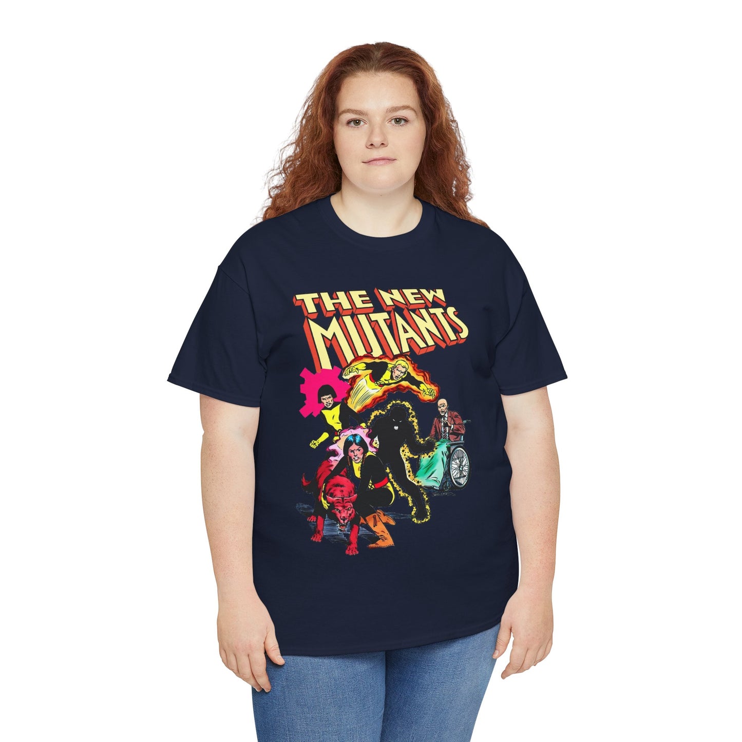 New Mutants T-Shirt - Sunspot, Cannonball, Mirage, Karma, Danni Moonstar - X-Men Characters - Marvel Comics - Mutant Students - Professor X
