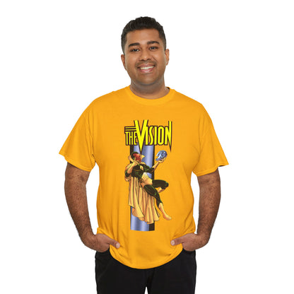 Vision T-Shirt - George Perez Art - Built by Ultron - Avengers Member - Marvel Comics