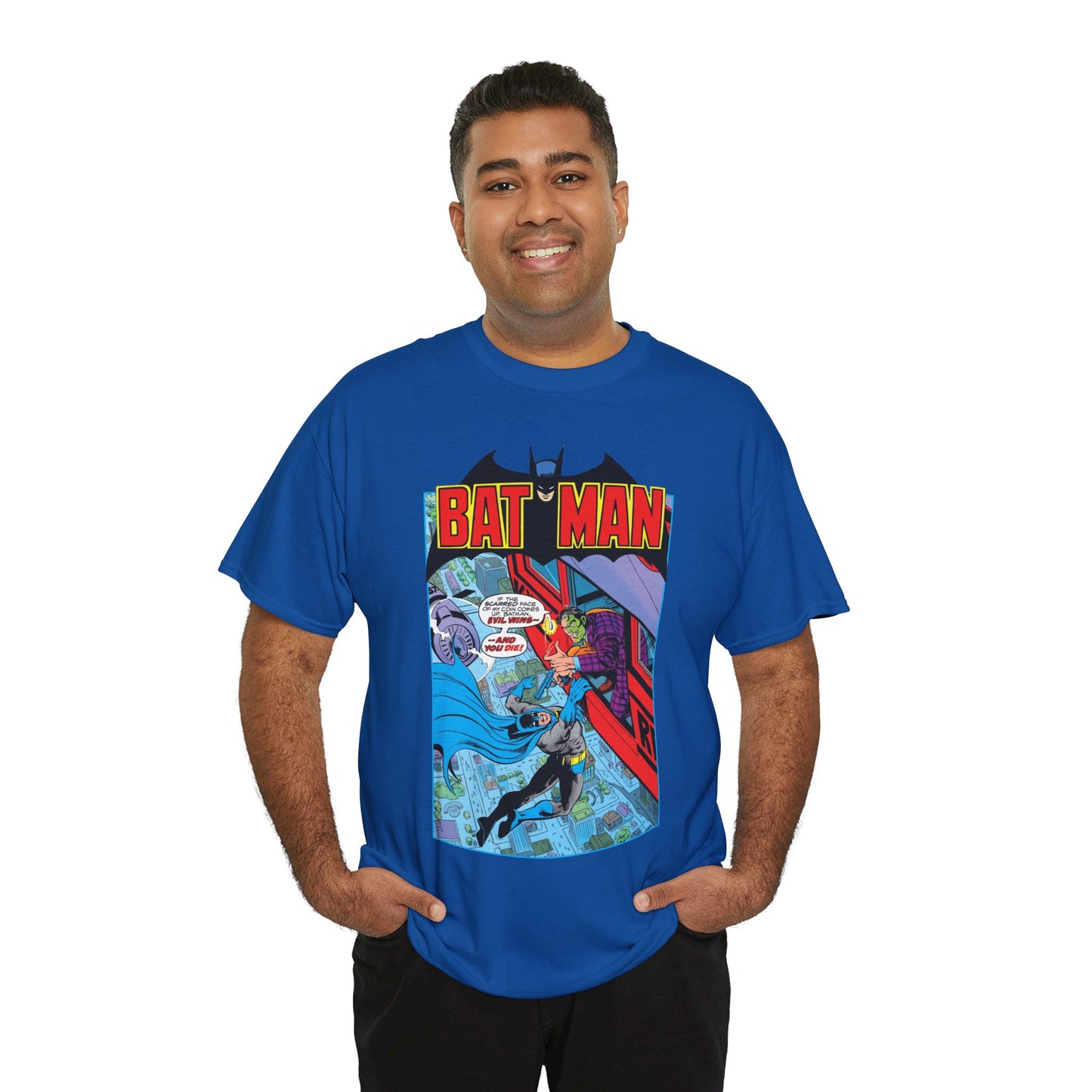 Batman T-Shirt - José Luis García-López Art - Two-Face - Retro 80s Cover - DC Comics
