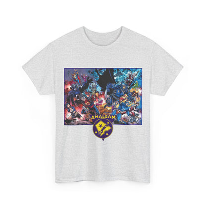 Amalgam T-Shirt - DC Vs Marvel Comics - 1990s - Jim Lee Art - Dark Claw, Amazon, Super Soldier, Spiderboy, Speed Demon