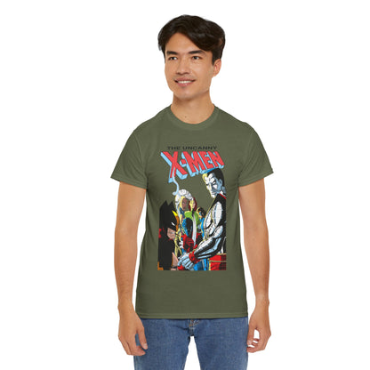 Uncanny X-Men T-Shirt - John Romita Jr Art - Storm, Wolverine, Rogue, Nightcrawler, Colossus, Shadowcat - Mutant Massacre - Marvel Comics