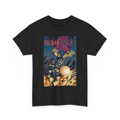 Batman/Punisher T-Shirt - Barry Kitson Art - Lake of Fire, AzBats - DC Comics/Marvel Comics