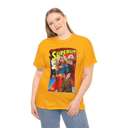 Supergirl & Krypto T-Shirt - Dan Mora Art - Upcoming 2026 Movie with Milly Alcock - DC Comics