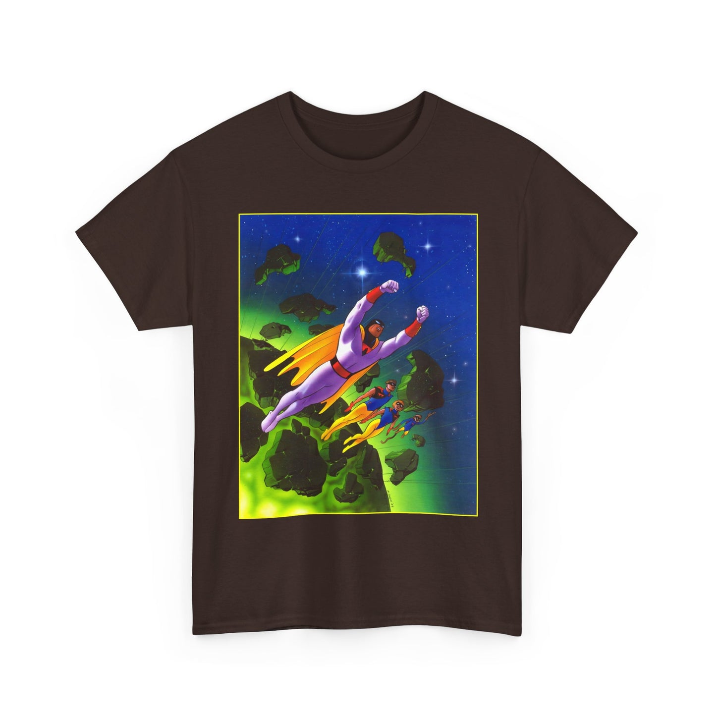 Space Ghost T-Shirt - Steve Rude Art - Jan, Jace, Blip - Gorgeous Art of 1960s Cartoon Icon