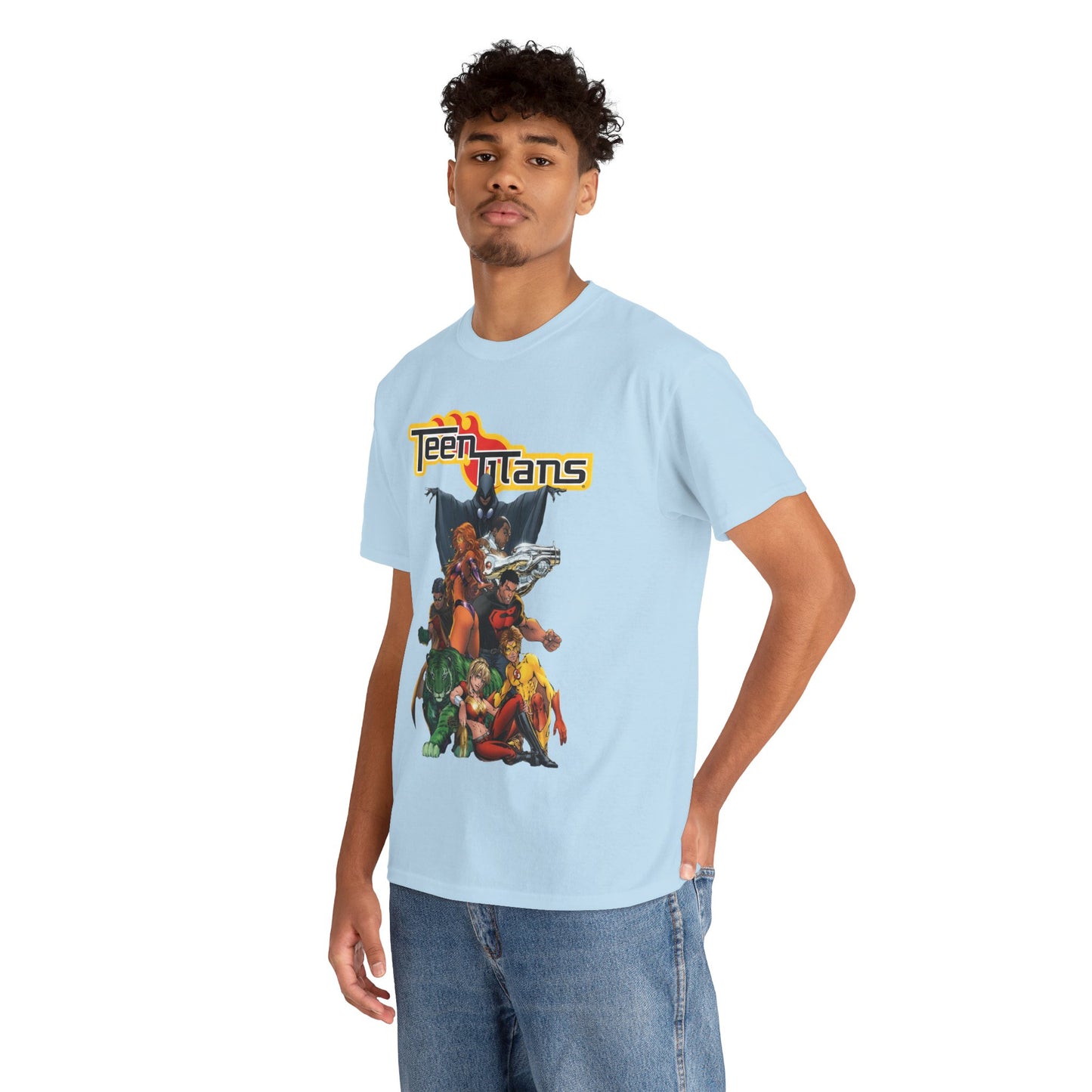 Teen Titans T-Shirt - Michael Turner Art - Cyborg, Raven, Wonder Girl, Superboy, Robin, Starfire - DC Comics