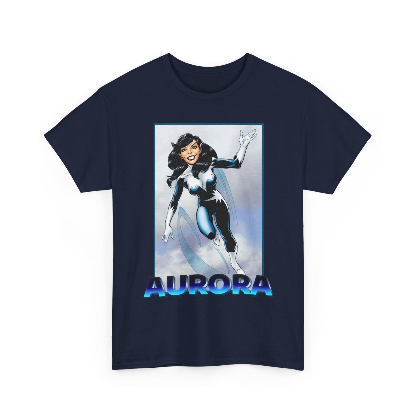 Aurora T-Shirt - John Byrne Art - Alpha Flight Member - Marvel Comics