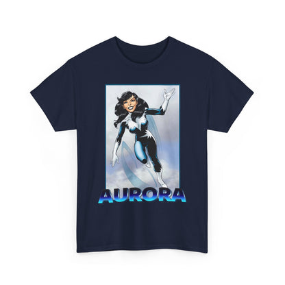 Aurora T-Shirt - John Byrne Art - Alpha Flight Member - Marvel Comics