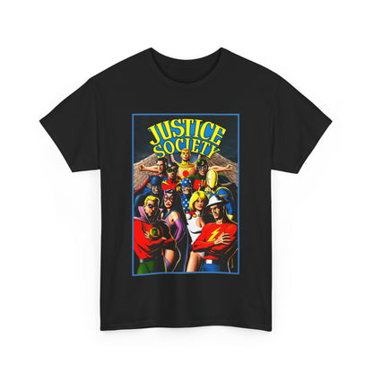 Justice Society T-Shirt - Brian Bolland Art - Dr. Fate, Huntress, Power Girl, Green Lantern, Hawkman, Wildcat - DC Comics - JSA