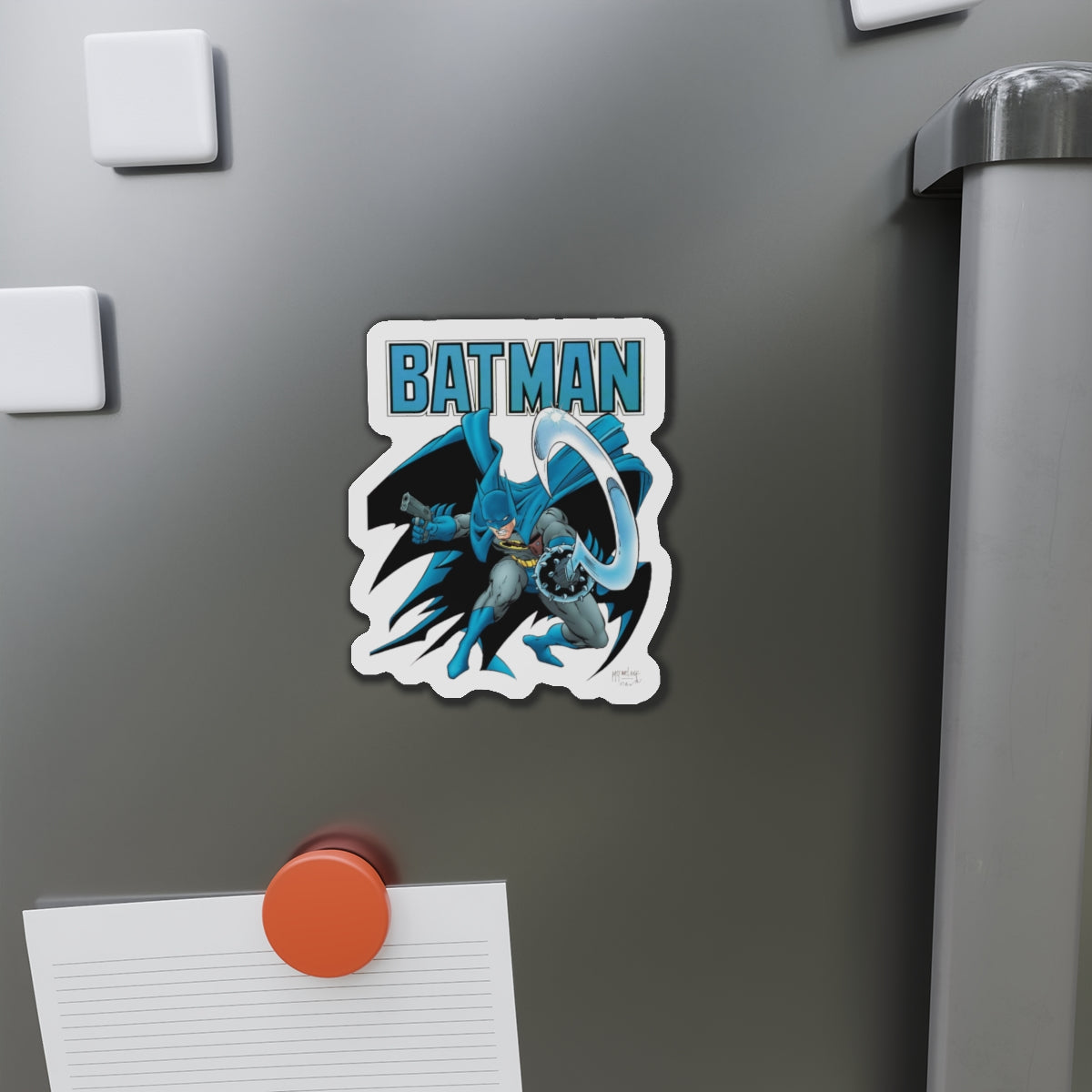 Batman: Year Two Die-Cut Magnet - Todd McFarlane Art - Gotham City, Dark Knight Detective, Bruce Wayne - DC Comics - 3", 4", 5", 6"