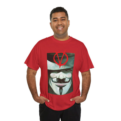 V For Vendetta T-Shirt - David Lloyd Art - Guy Fawkes Mask - DC Comics