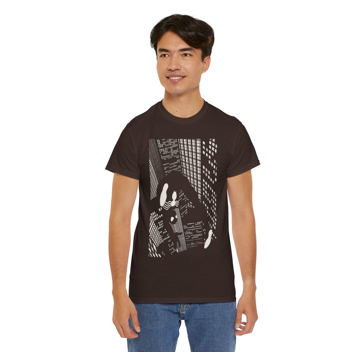 Amazing Spider-Man T-Shirt - John Byrne Art - Negative Space Art Technique - Marvel Comics
