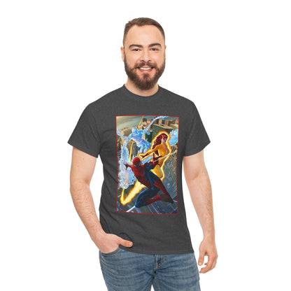 Spider-Man & His Amazing Friends T-Shirt - Firestar, Iceman - Marvel Comics