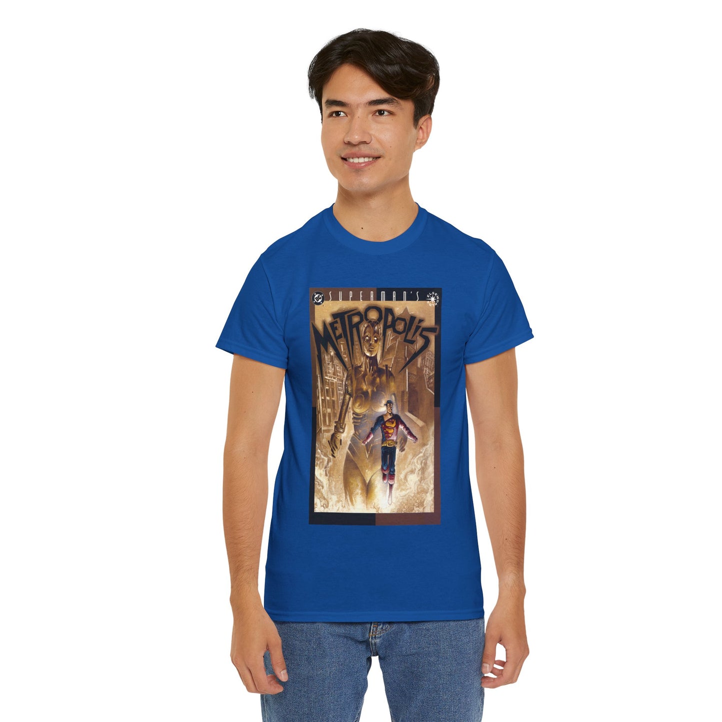 Superman's Metropolis T-Shirt - Ted McKeever Art - Elseworlds Art Based on Fritz Lang's Movie - DC Comics
