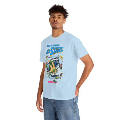 Young All-Stars T-Shirt - Brian Murray Art - Tsunami, Johnny Thunder, Sandman, Green Lantern - DC Comics