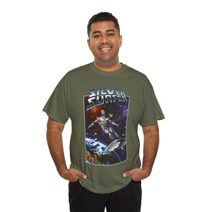 Silver Surfer T-Shirt - Amazing Joe Jusko Art - Marvel Comics Character - Former Herald of Galactus - Fantastic Four Connection - Norrin Radd