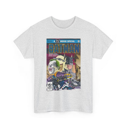 Batman Movie T-Shirt - Jerry Ordway Art - Bruce Wayne & Joker - Gotham City - DC Comics