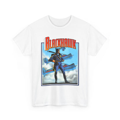 Blackhawk T-Shirt - Howard Chaykin Art - World War II Anti-Nazi Ace Pilots - DC Comics