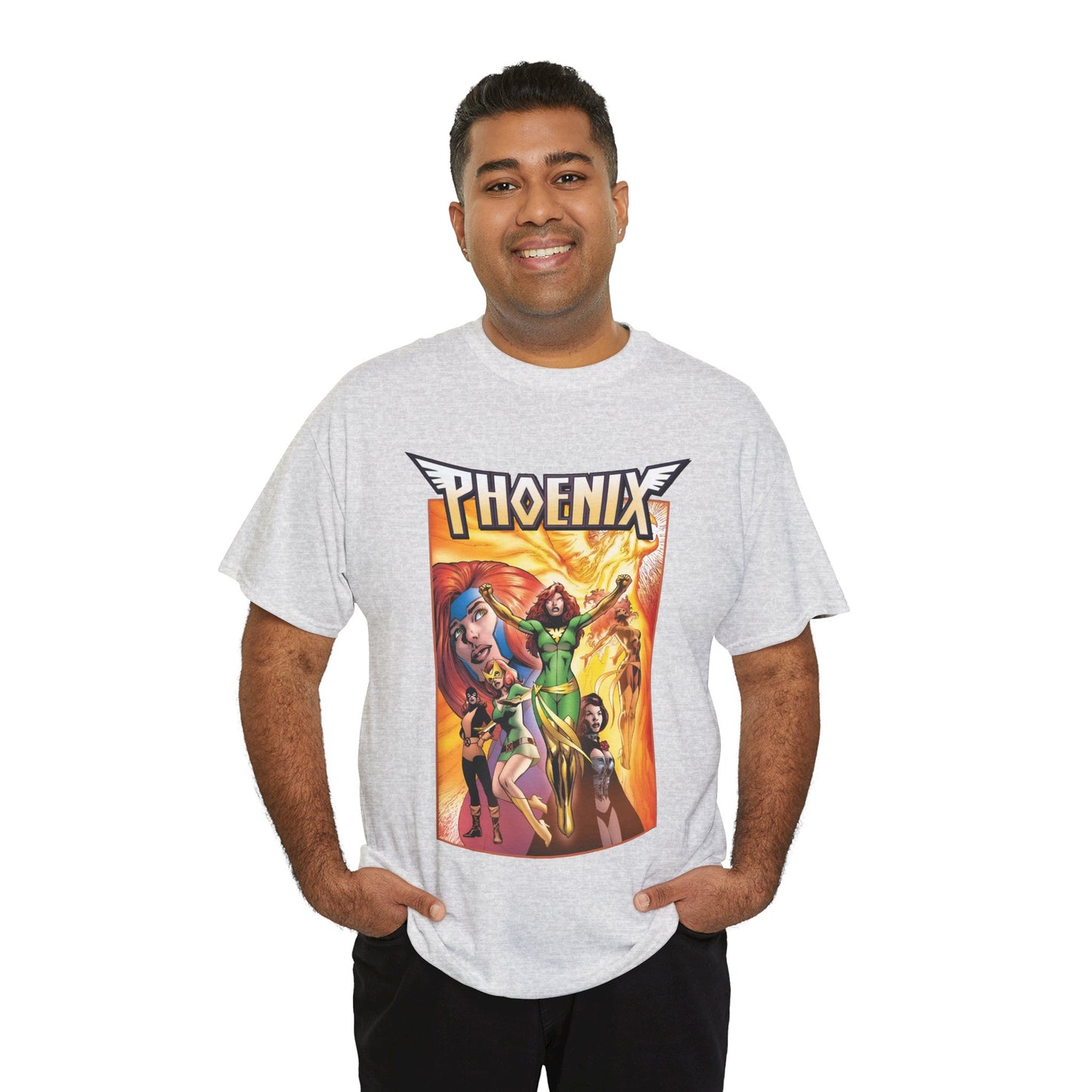 Phoenix T-Shirt - Alan Davis Art - Jean Grey, Marvel Girl, Black Queen, Dark Phoenix - X-Men Founding Member - Marvel Comics