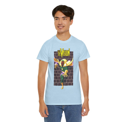 Vision T-Shirt - George Perez Art - Avengers Member - Scarlet Witch Husband - Android - Marvel Comics