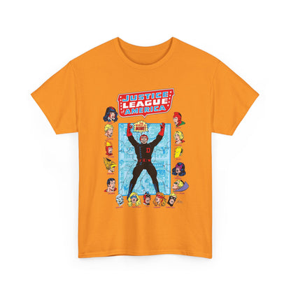 Justice League of America T-Shirt - George Perez Art - Justice Society, All-Star Squadron Team-Up DC Comics