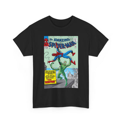 Amazing Spider-Man T-Shirt - Steve Ditko Art - Vs The Scorpion - Marvel Comics