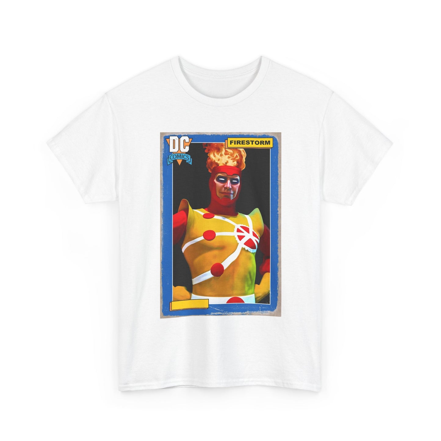 Firestorm T-Shirt - Mark Spears Art - DC Universe Trading Card Homage - Ronnie Raymond - DC Comics