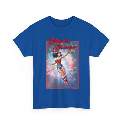 Wonder Woman '77 T-Shirt - Nicola Scott Art - Comic Book Based on the 1970s TV Series with Lynda Carter - DC Comics