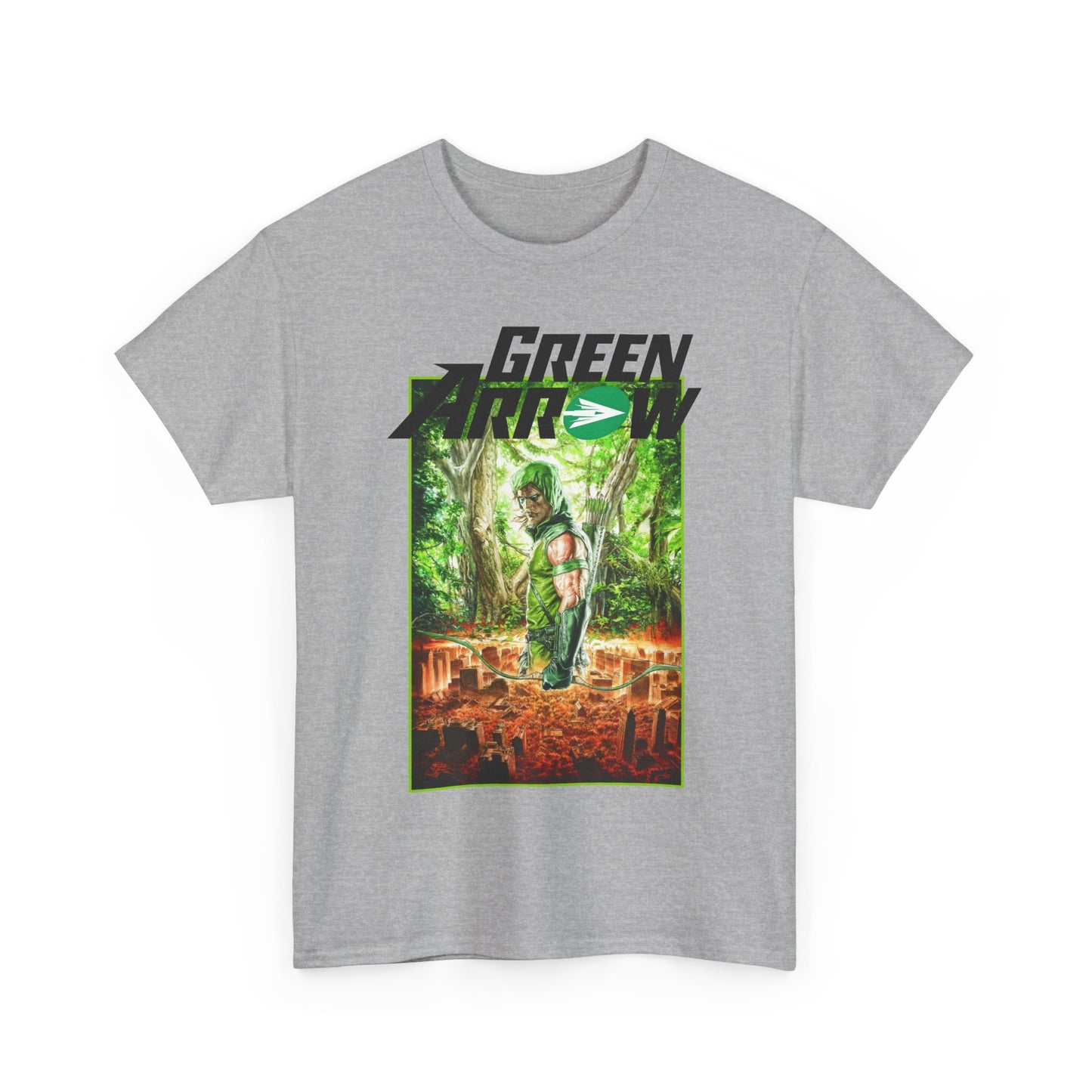 Green Arrow T-Shirt - Mauro Cascioli Art - Brightest Night Cover - Emerald Archer - DC Comics