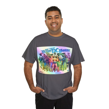 New History of the DC Universe T-Shirt - Wonder Woman, Wildcat, Black Canary, Sgt. Rock, Etrigan, Spectre, Jonah Hex - DC Comics