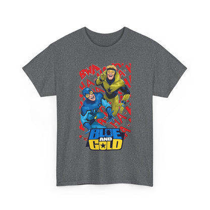 Booster Gold & Blue Beetle T-Shirt - DC Comics - Justice League International Members - Ted Kord