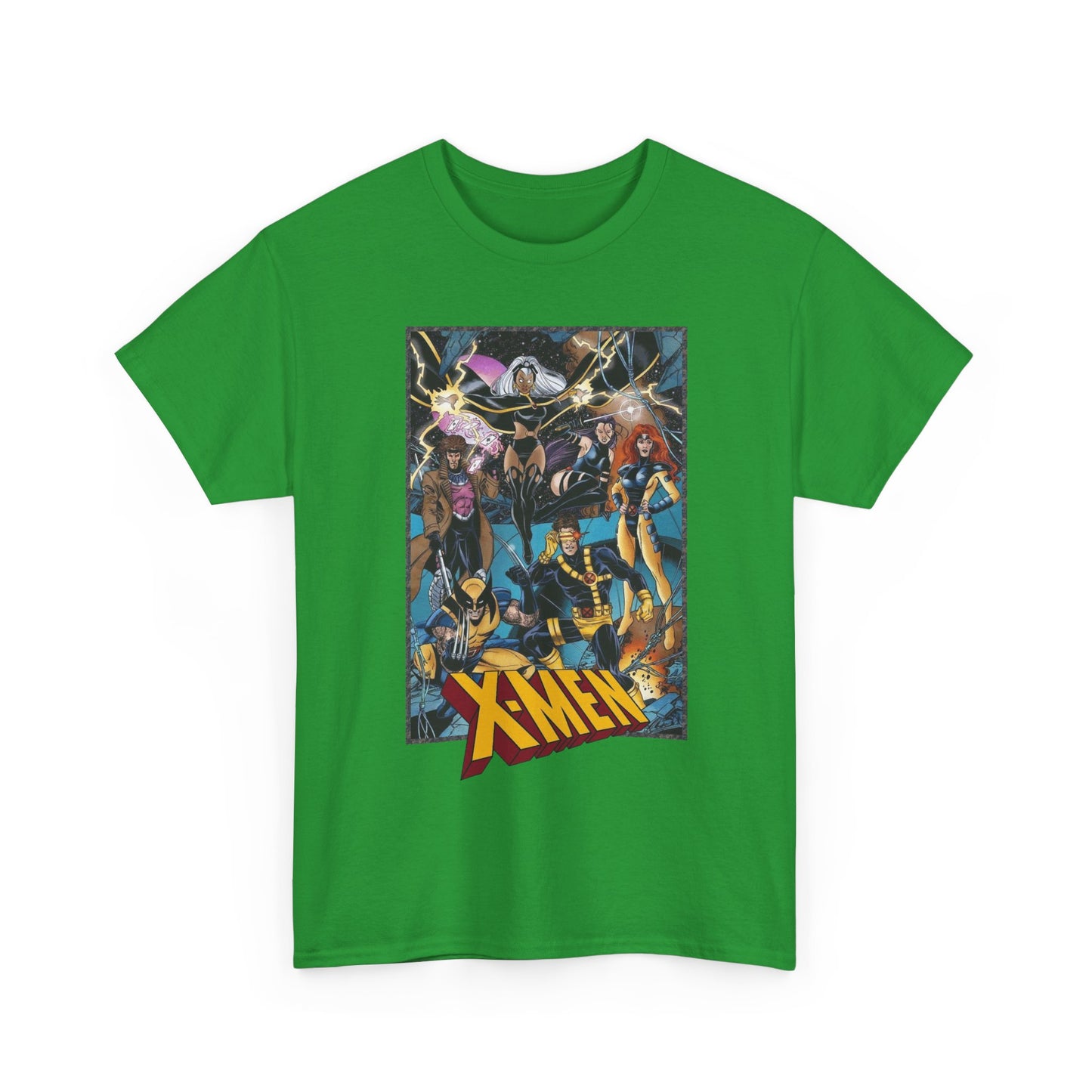 Uncanny X-Men T-Shirt - George Perez Art - Cyclops, Jean Grey, Psylocke, Gambit, Storm - Marvel Comics Mutant Heroes